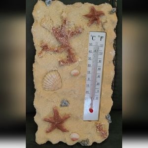 3D Sand & Seashells Thermometer